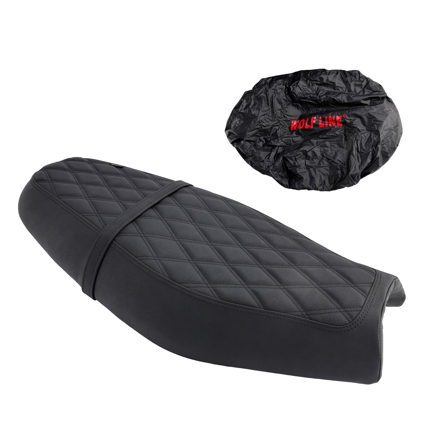 Sostituisci il sedile anteriore posteriore del conducente e del passeggero nero per Street Twin Speed Twin 900 BrownC