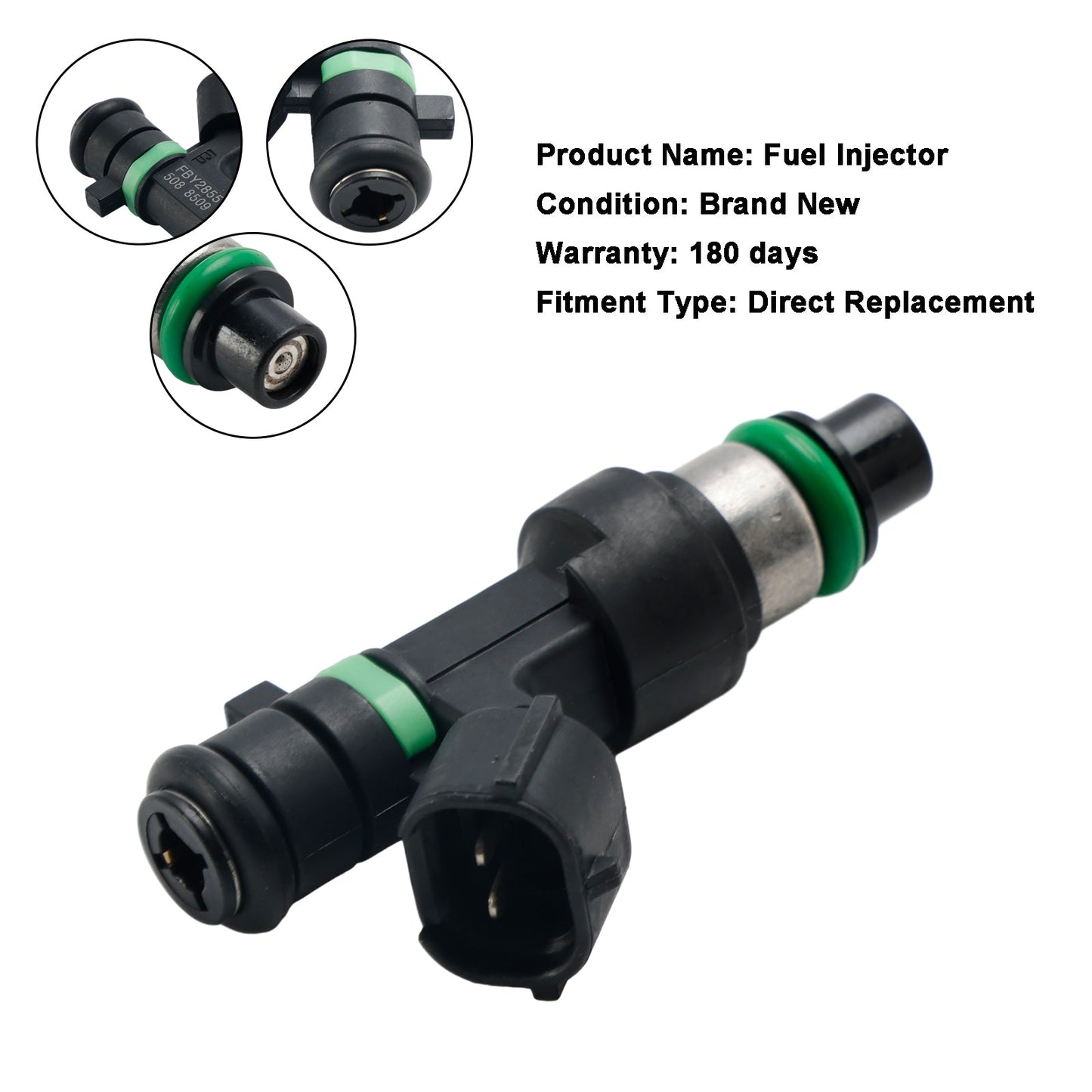 1 pz. Iniettore carburante 16600-9HP0A per Nissan Altima 2015-2017 2.5L I4 FBY2855
