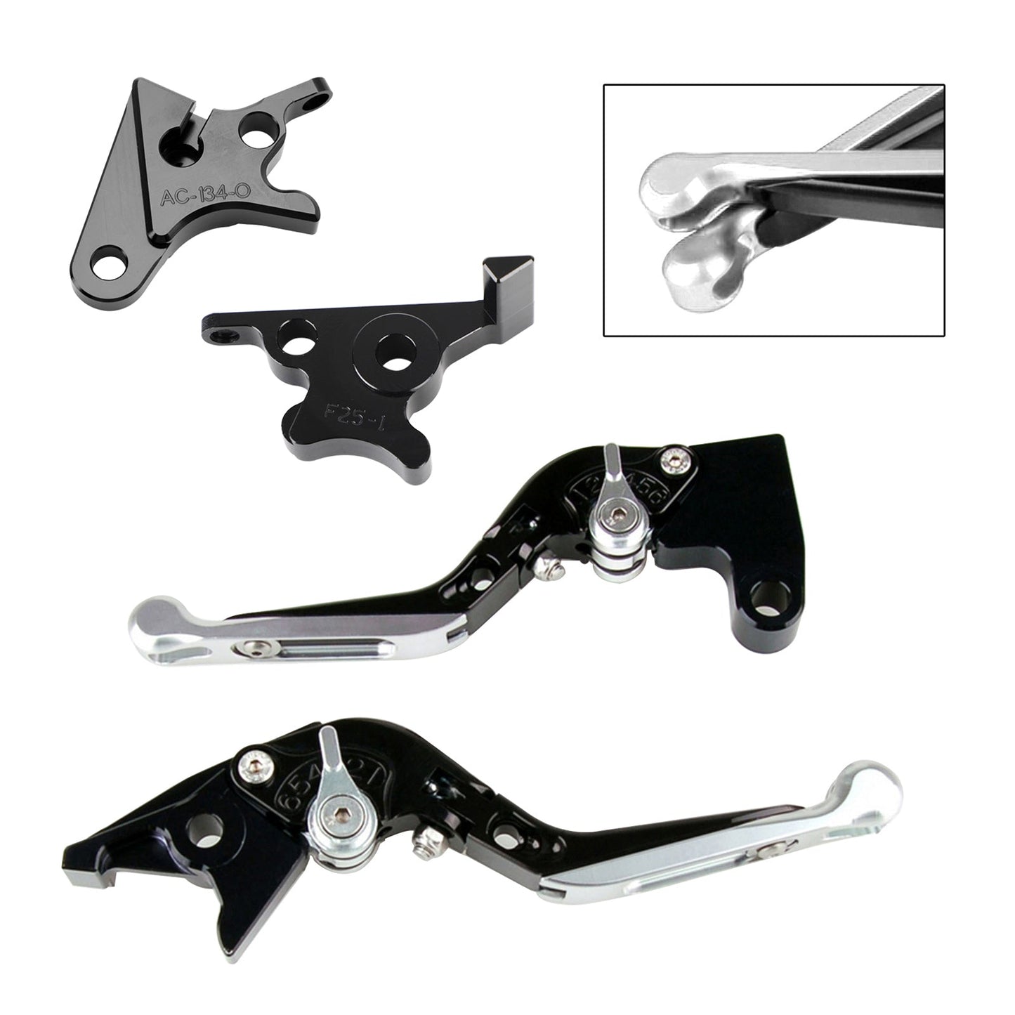 Leva freno frizione regolabile adatta per HONDA CB350 Hness GB350 CB350 2021-2023