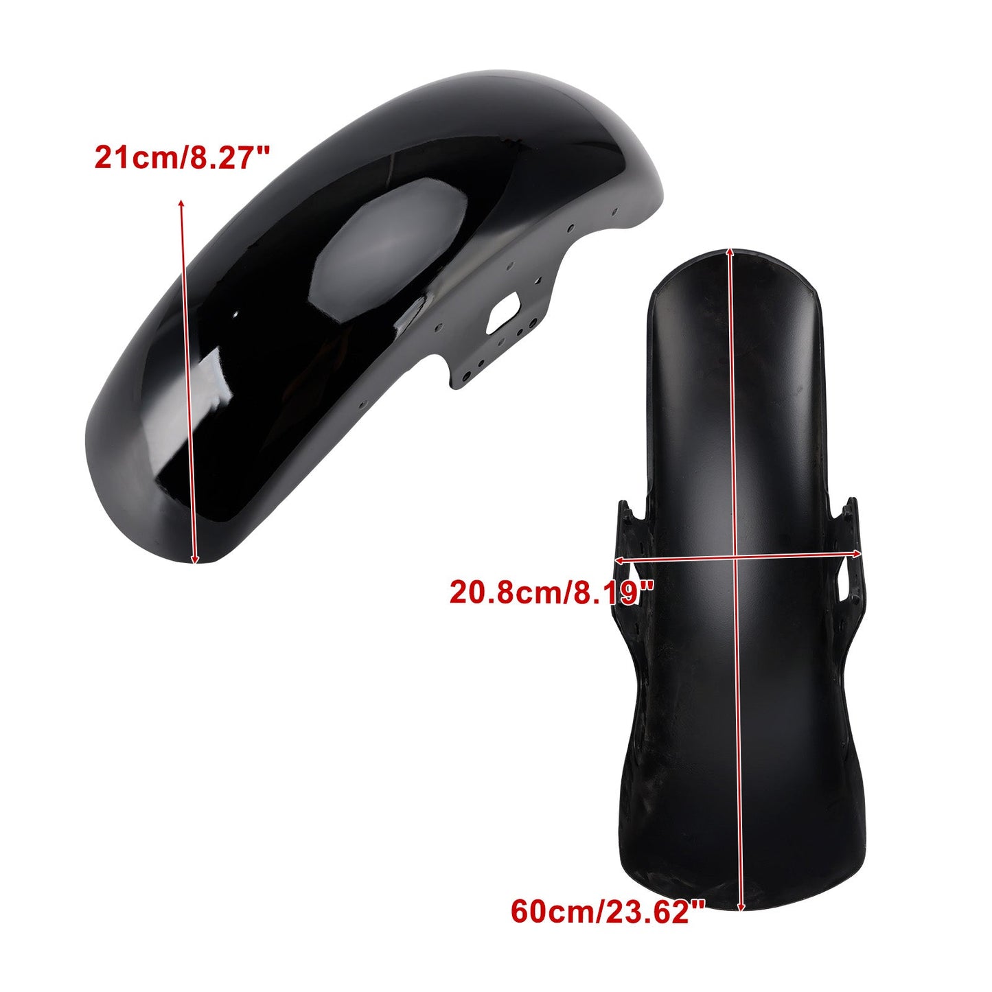 2014-2023 Per Touring Electra Road Street Glide Parafango anteriore in acciaio da 19"" Adatto