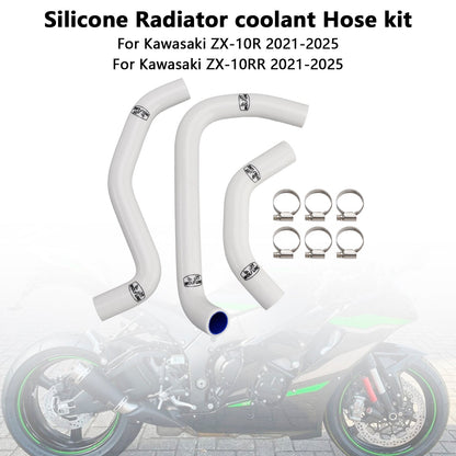 Tubo flessibile del liquido di raffreddamento del radiatore in silicone Kawasaki ZX10R ZX-10RR 2021-2025
