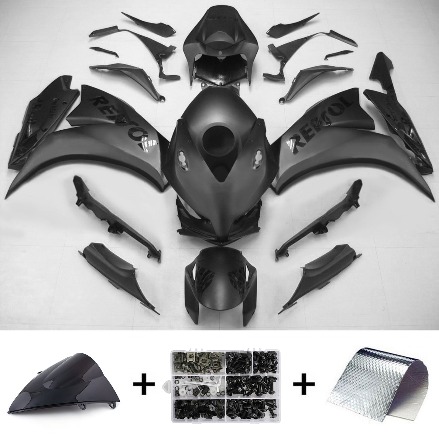 Kit carenatura Bodywork ABS di plastica per Honda CBR1000RR 2012-2016