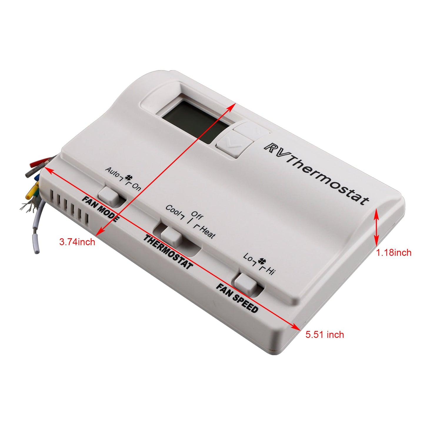Termostato digitale caldo/freddo di ricambio compatibile con Coleman 83303362 bianco