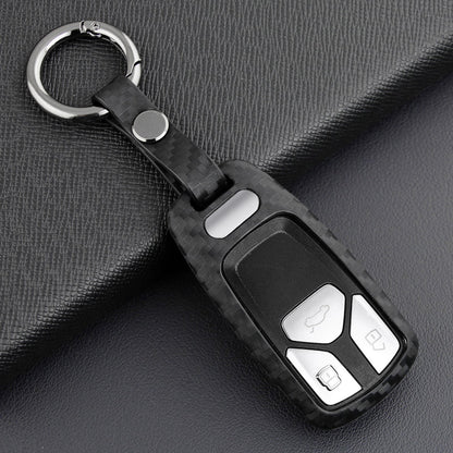 Custodia in pelle e silicone per chiave auto con fibbia per Audi