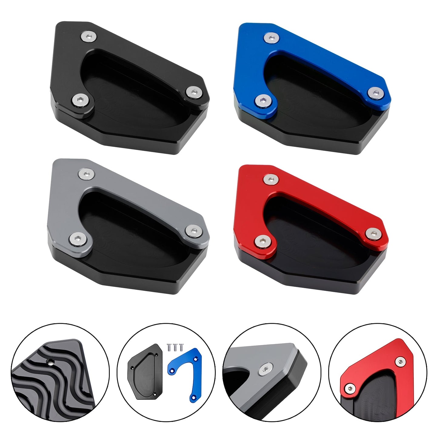 Piastra di estensione per cavalletto adatta per Suzuki V-strom 650 DL650 XT 2011-2024