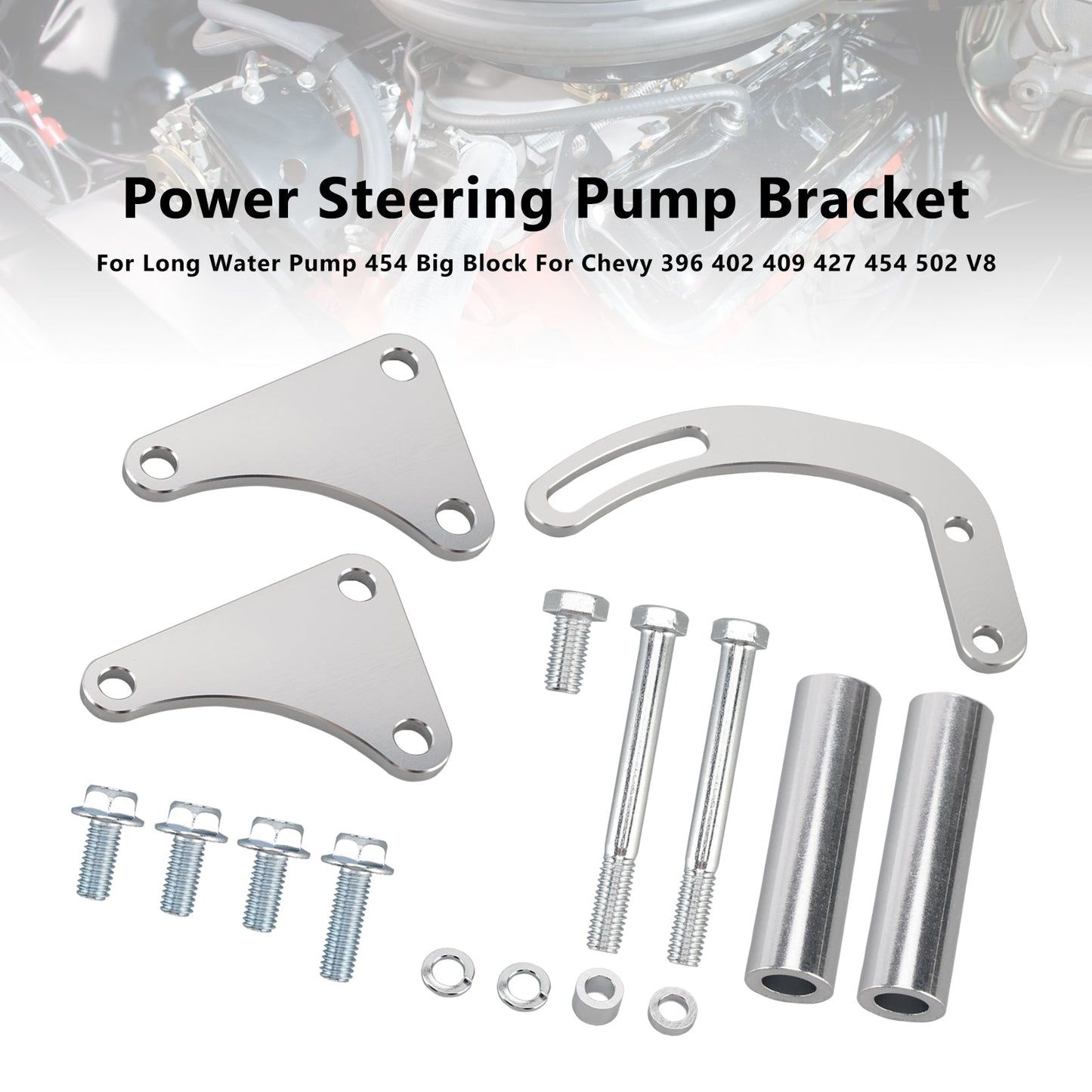 Supporto pompa servosterzo 551497 adatto per pompa acqua lunga adatta per Chevy Big Block V8