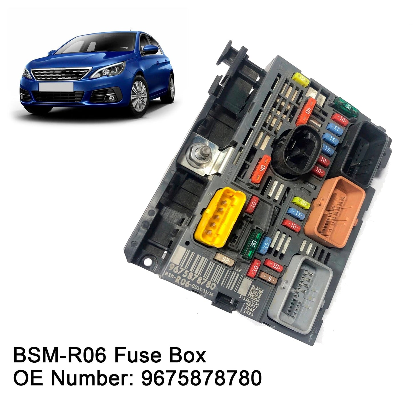 Scatola fusibili Peugeot 308 2008-2013 9675878780 BSM-R06