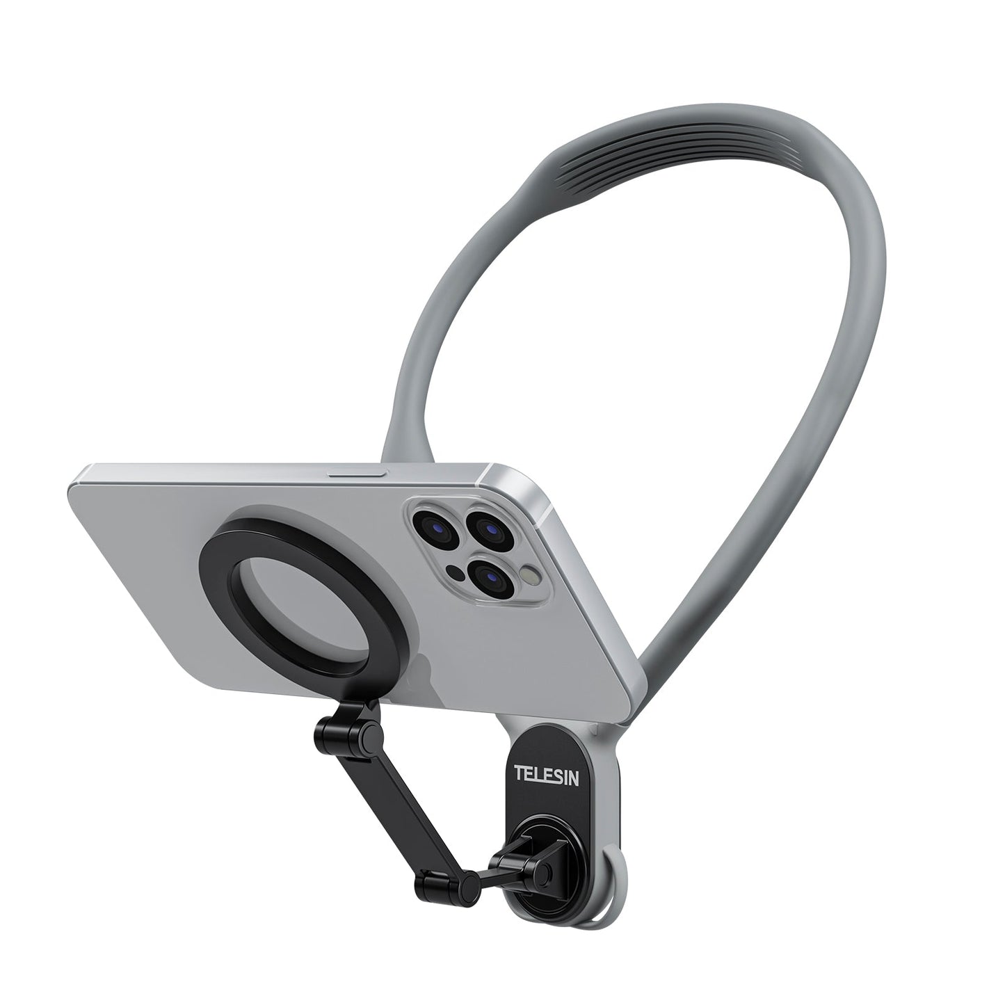 Supporto magnetico per collo per telefono cellulare Magsafe con sgancio rapido e assorbimento degli urti