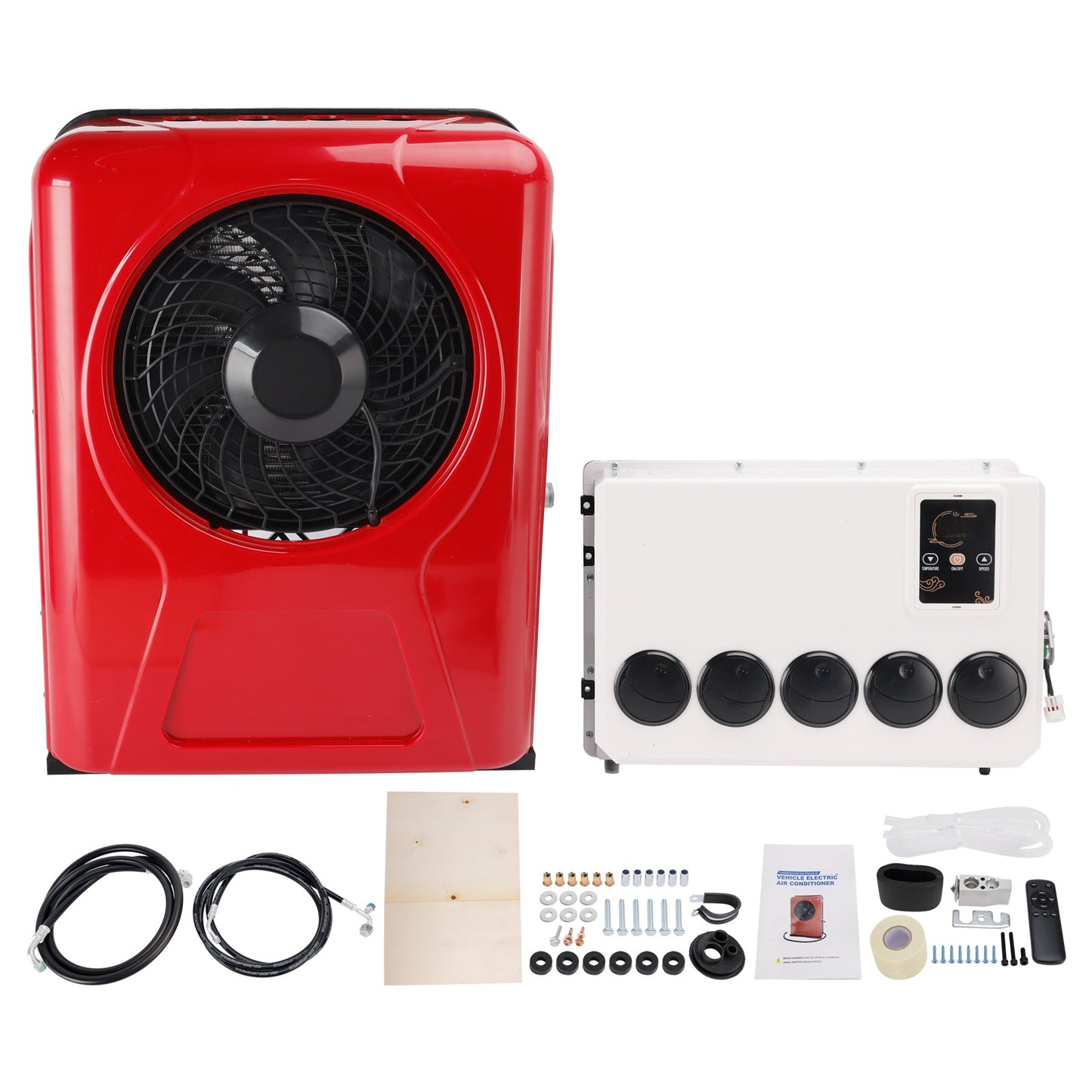 Condizionatore d'aria split da 24 V per camper, camion, roulotte e veicoli ricreazionali, 13000 BTU