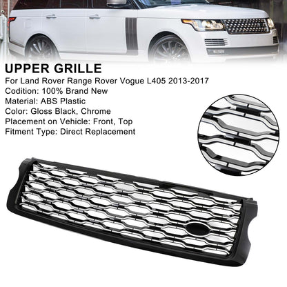 Chrome Front Bumper Upper Grille Per Land Rover Range Rover Vogue L405 2013-2017