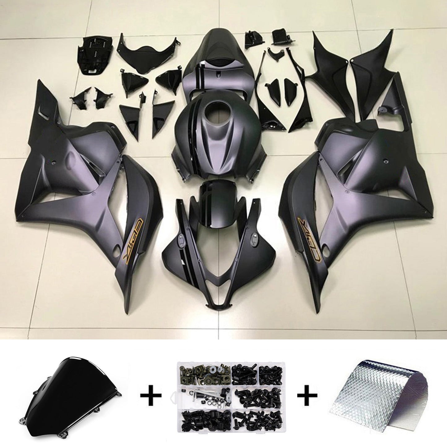 Kit di carene in plastica ABS stampate a iniezione per Honda CBR600RR 2009-2012 F5