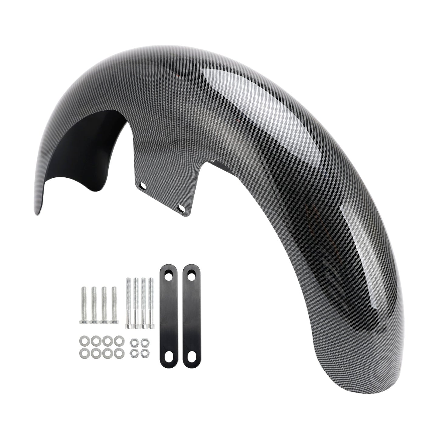 Parafango anteriore avvolgente da 19"" in ABS per Touring Electra Street Road Glide Baggers FLHT FLHR