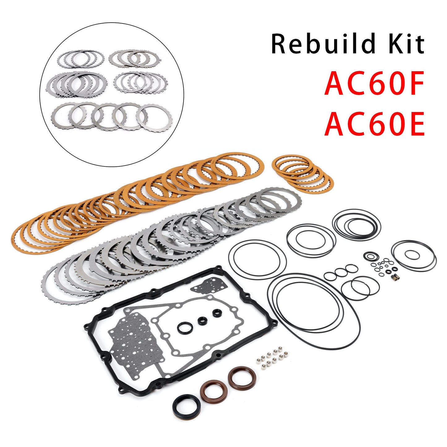 Kit di revisione del cambio automatico Toyota Prado 2.7L, guarnizione AC60F AC60E