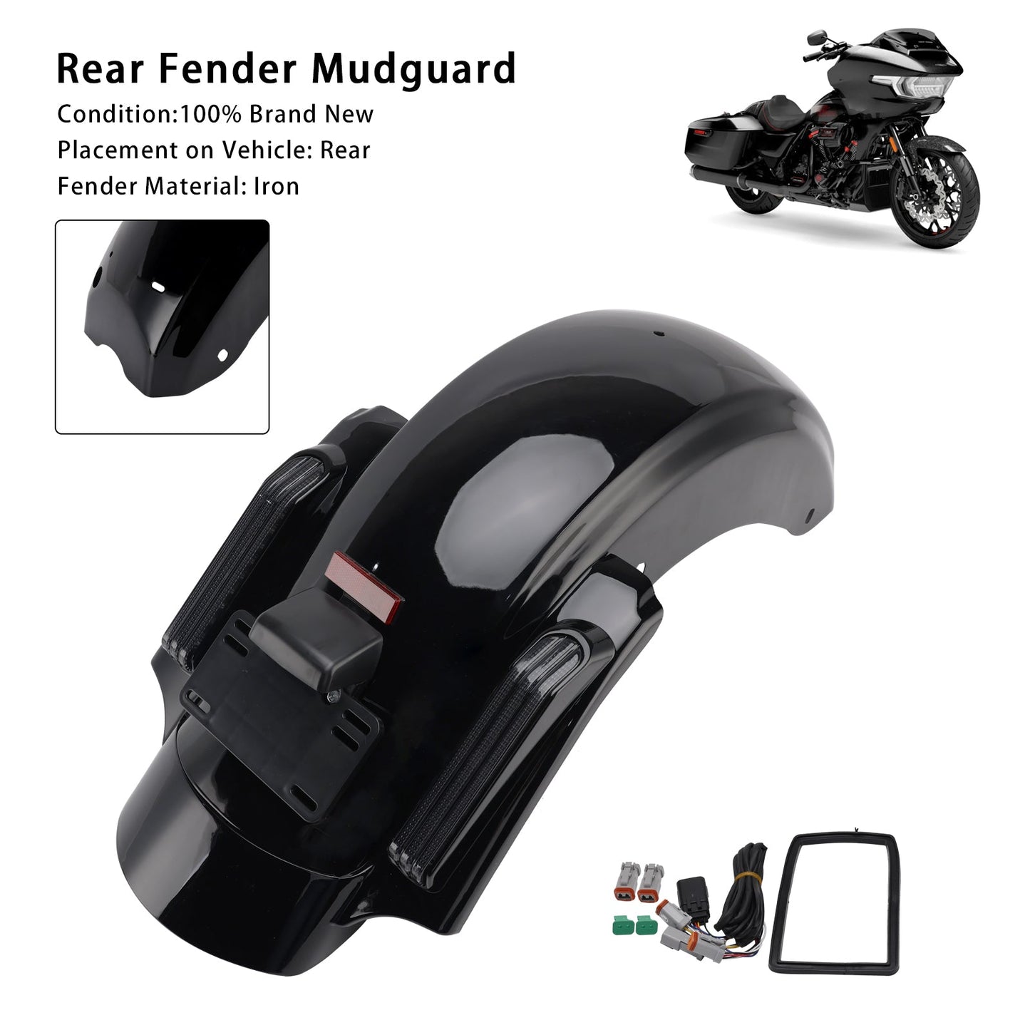 Sistema parafango posteriore Harley Touring Street Glide Ultra 2025