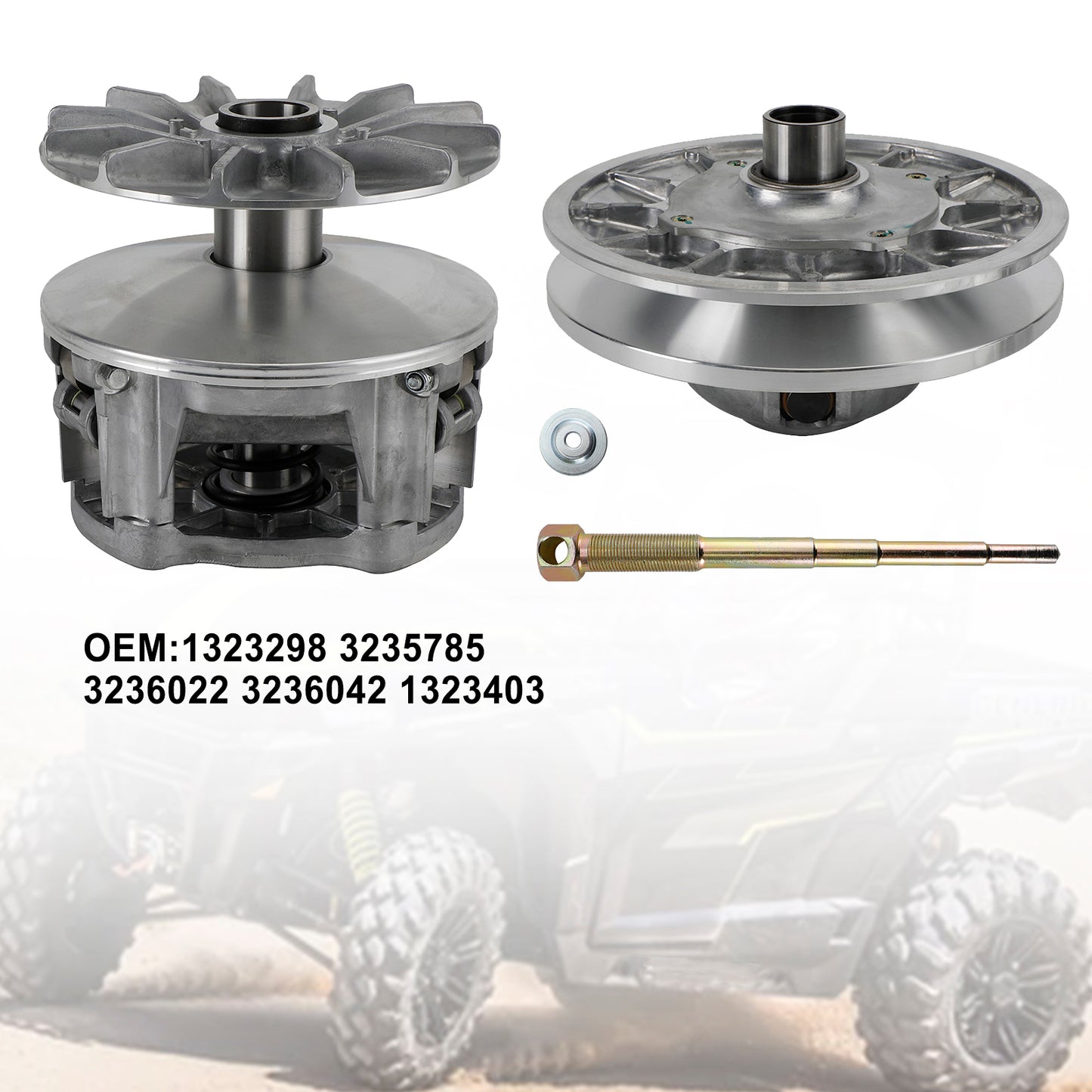 Kit Variatore e Frizione per Polaris RZR General 1000S 2016- Particolari 1323298 e 3236042