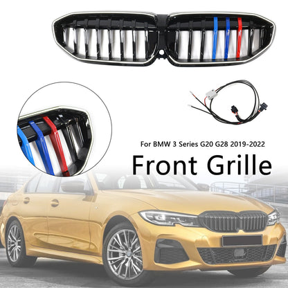Griglia a rene nera stile M per BMW Serie 3 G20 2019-2022 51138072085