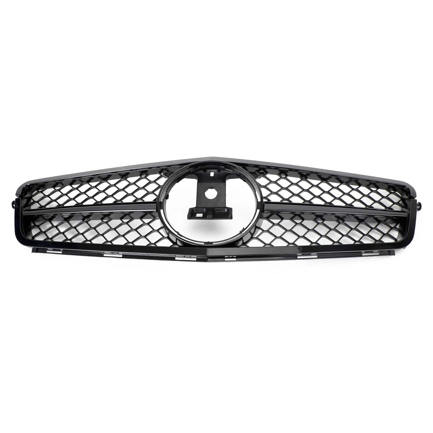 Griglia per paraurti anteriore nera adatta per classe C Benz W204 C300 C350 2008-2014