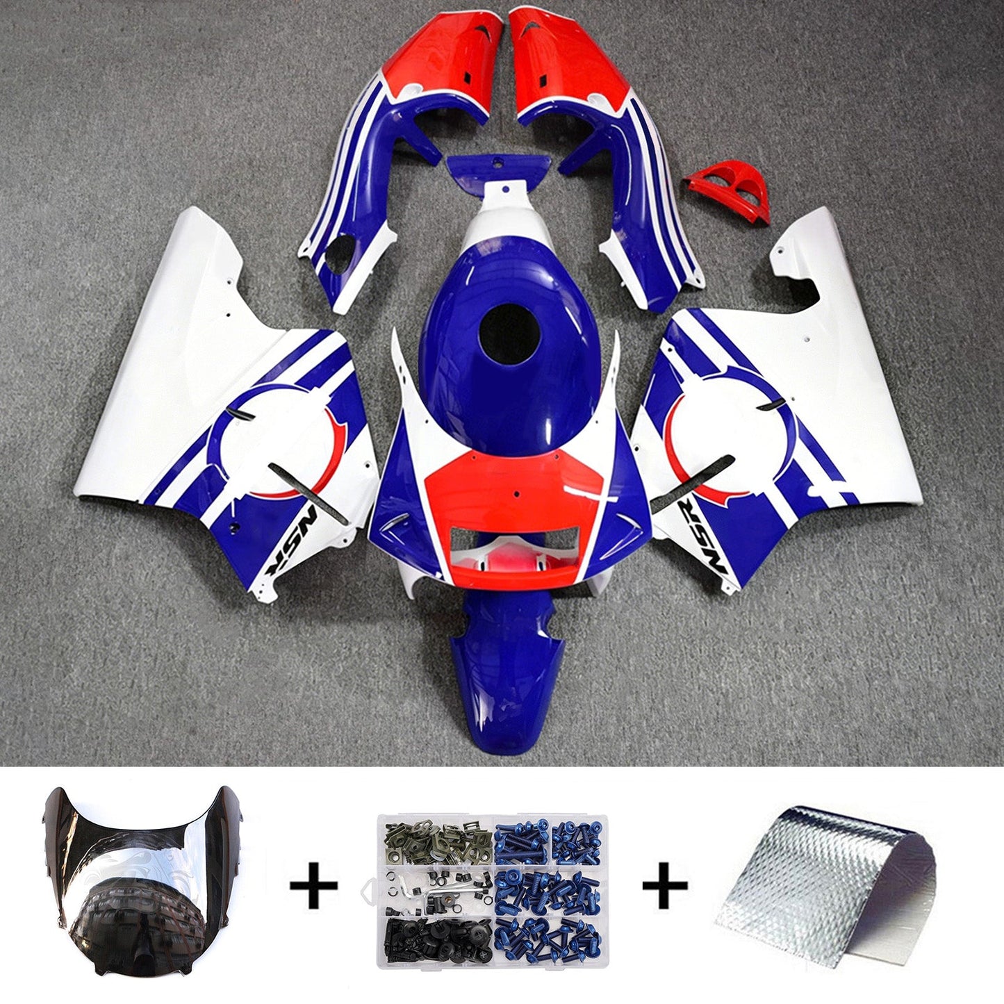 Kit di carene in plastica ABS stampate a iniezione per Honda NSR250 PGM-4 1994-1996