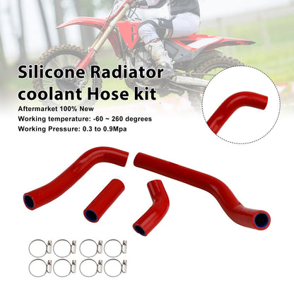 Kit di tubi flessibili in silicone per il liquido di raffreddamento del radiatore, compatibile con Honda CRF450R RX RWE 21-25