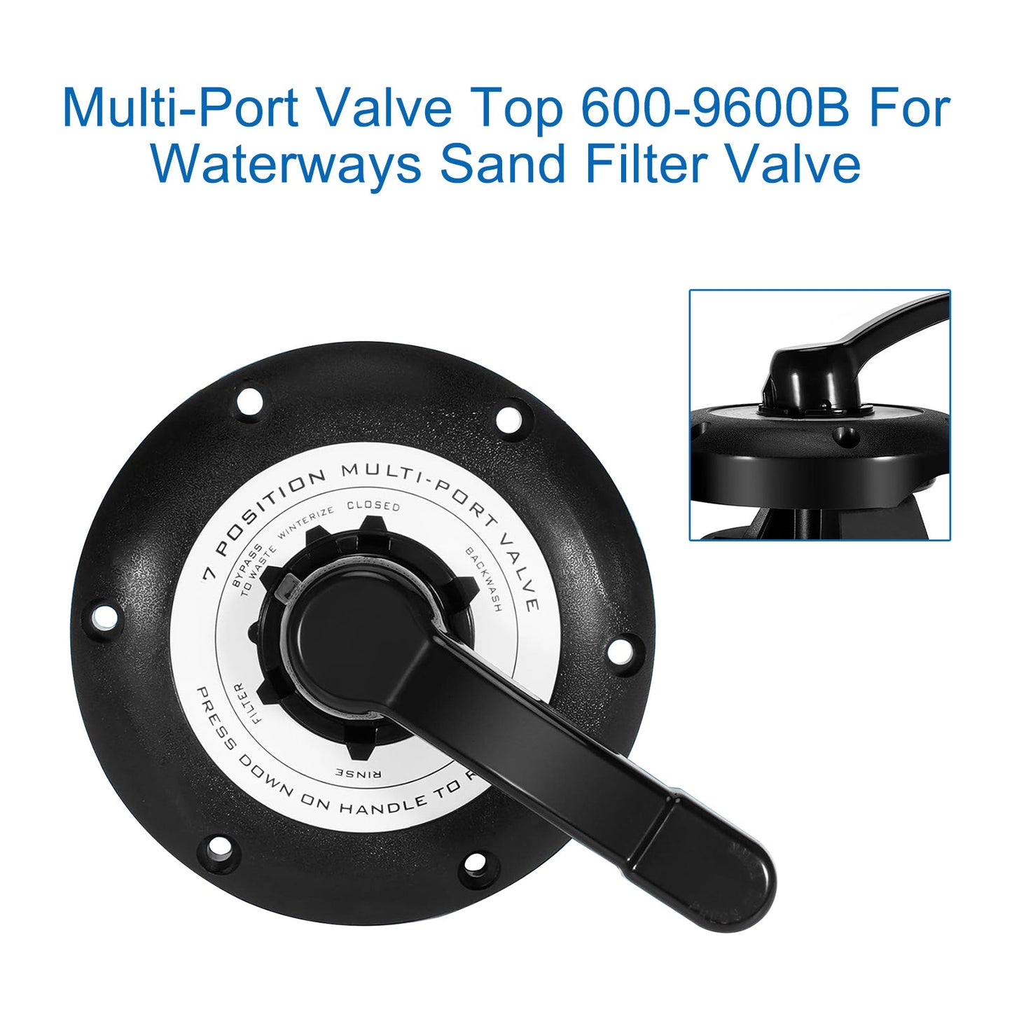 Valvola multiporta Top 600-9600B per valvola filtro a sabbia per vie navigabili