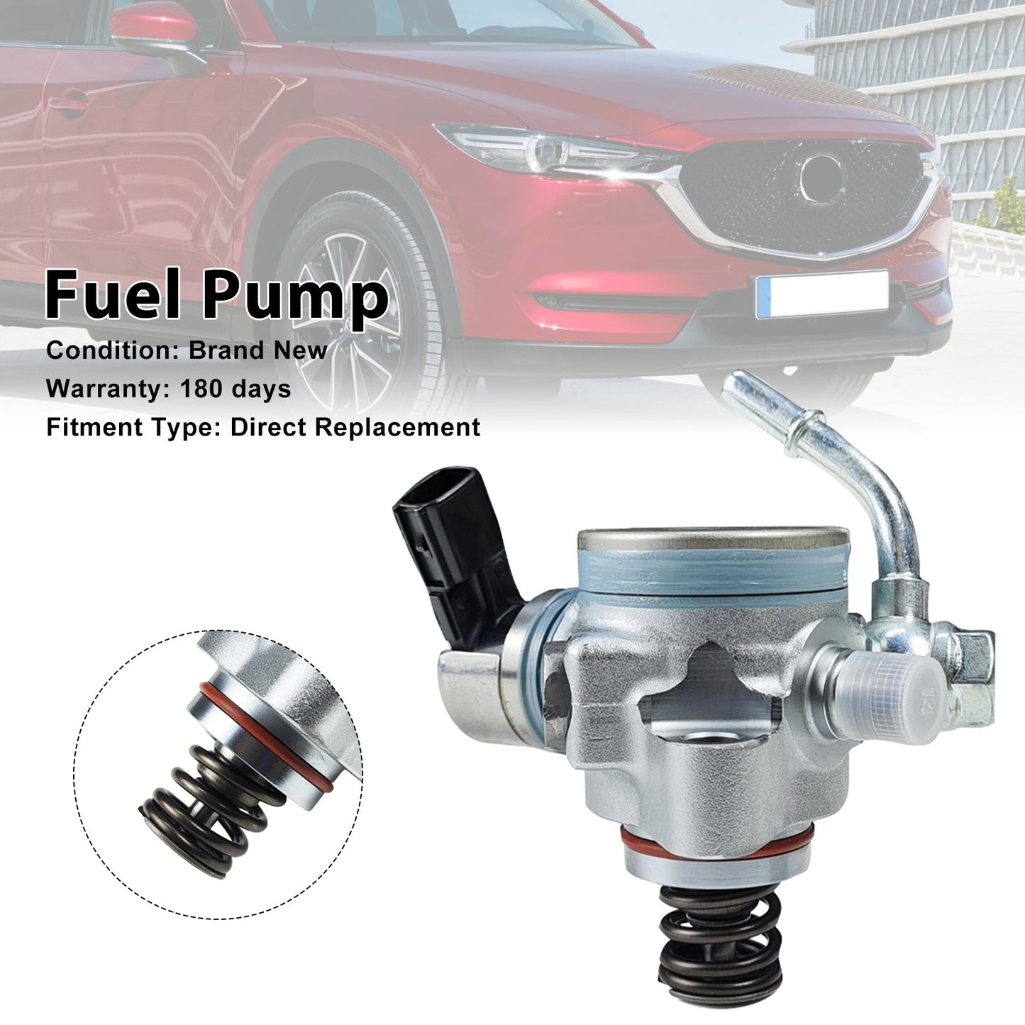 Pompa carburante ad alta pressione PYFB-20-3F0 per Mazda CX-5 Grand Touring, Sport, Touring 2018-2021
