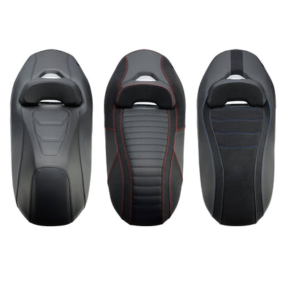 Sella passeggero completa per pilota Yamaha X-Max 300 2023-2025 con cuscino rosso
