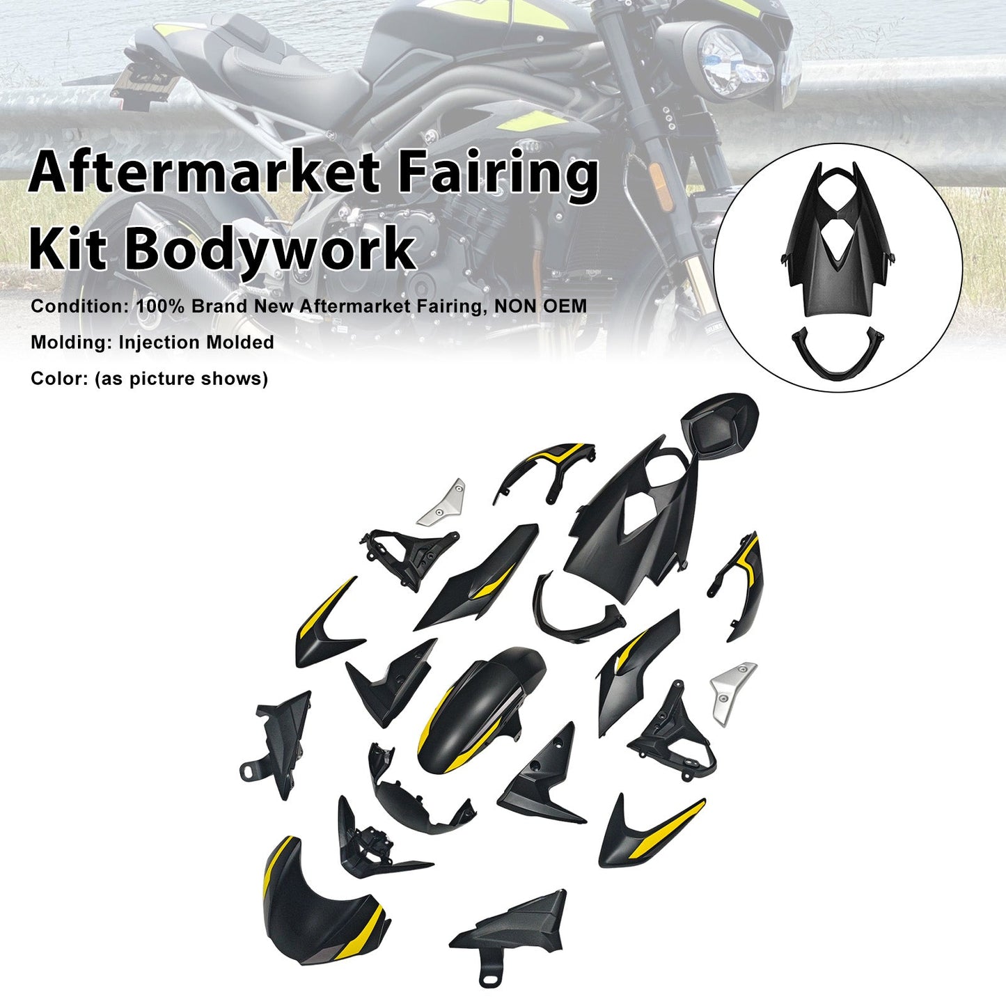 Kit di carene iniettabili per Street Triple 765 R/RS 2020-2022