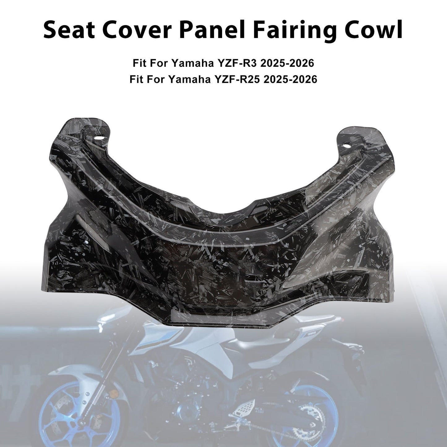 Pannello di copertura della sella Yamaha YZF-R3 R25 MT-03 2025-2026