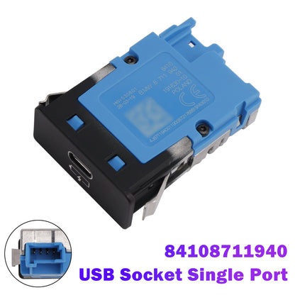 Presa USB a porta singola per BMW X1 X2 X3 X4 X5 X6 X7 M3 M4 Z4 84108711940