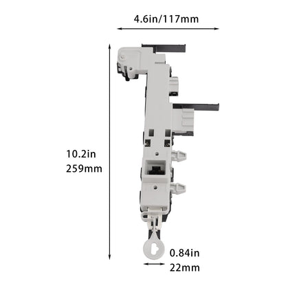 Interruttore di blocco della porta della lavatrice DC64-00519B, ricambio per Samsung e Kenmore.