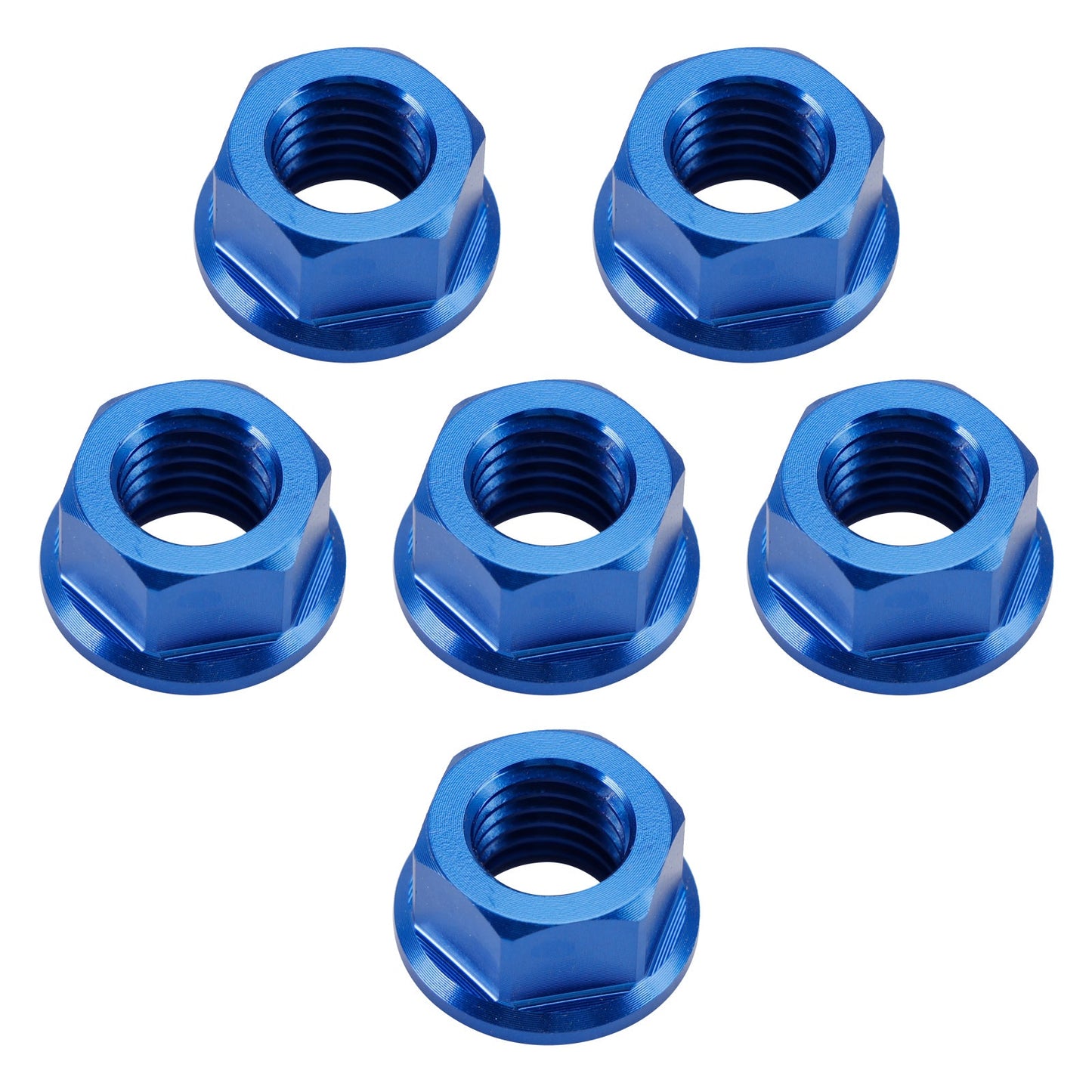 Kit dado corona posteriore M10x1,5mm blu per Aprilia RSV RSV4 1000R Factory 04-16