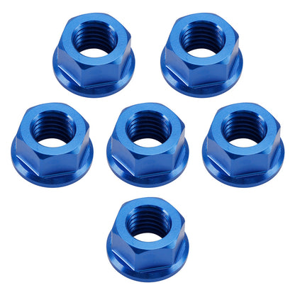 Kit dado corona posteriore M10x1,5mm blu per Aprilia RSV RSV4 1000R Factory 04-16