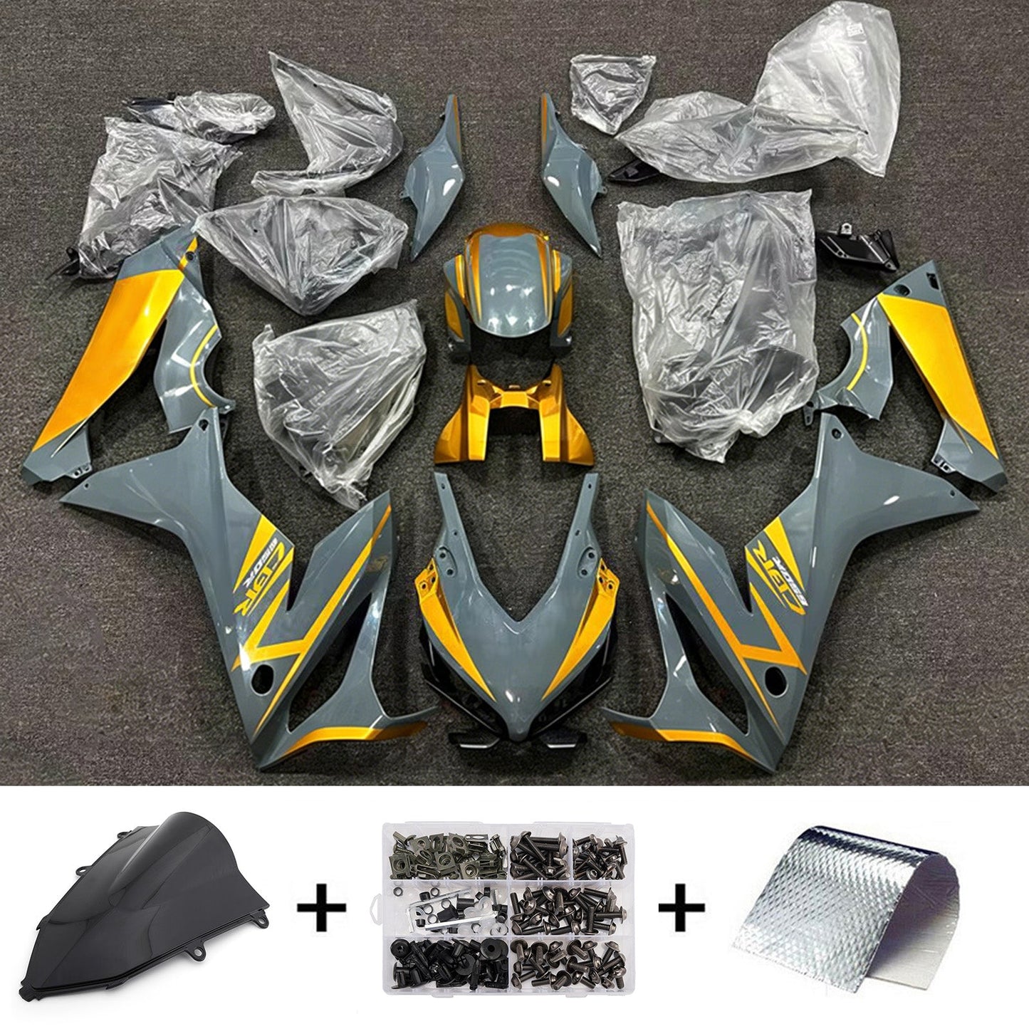 Kit di carene in plastica ABS stampate a iniezione per Honda CBR650R 2019-2020