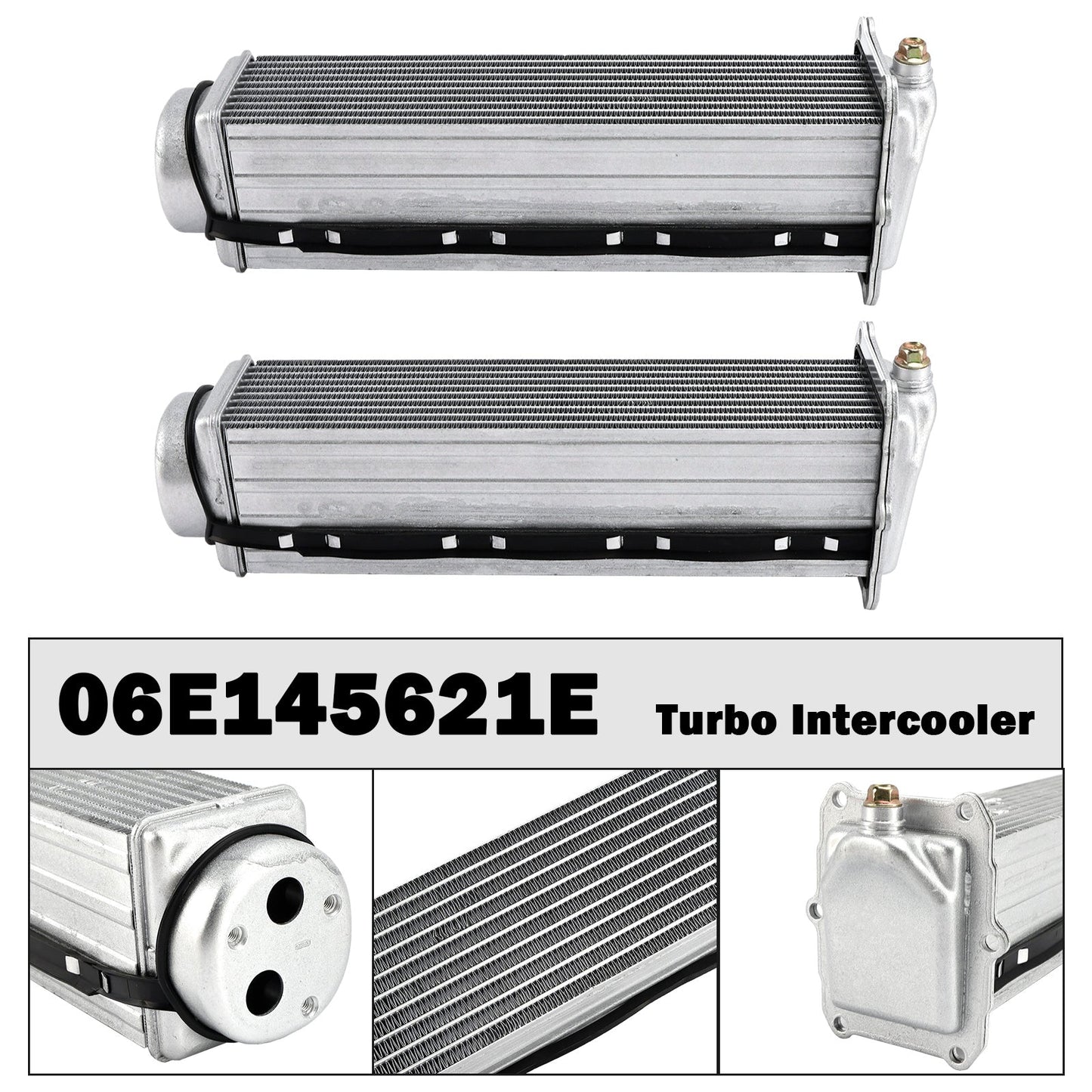 2010-2017 Audi S5 3.0L 4.2L 2 pezzi Turbo Intercooler 06E-145-621E