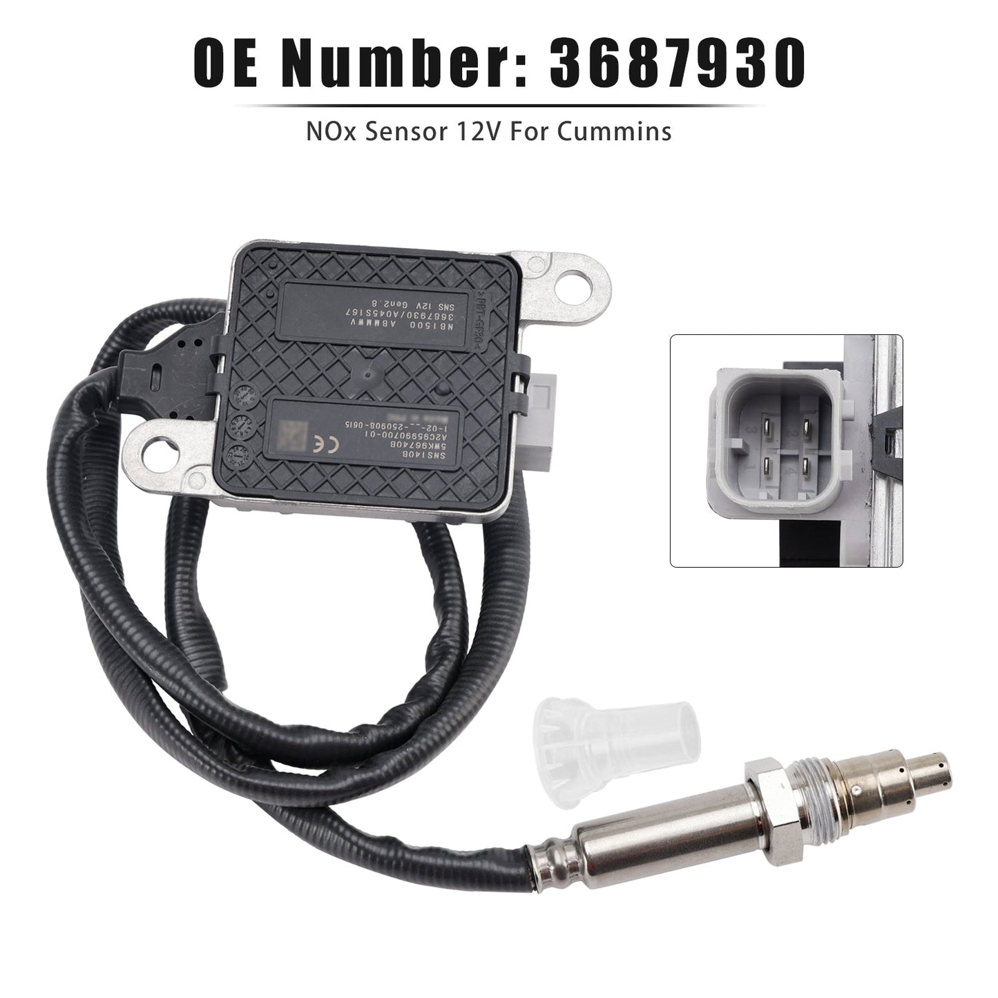 Sensore di ossido di azoto NOx Cummins 11.9L 15L ISX15 2013-2018 12V 3687930
