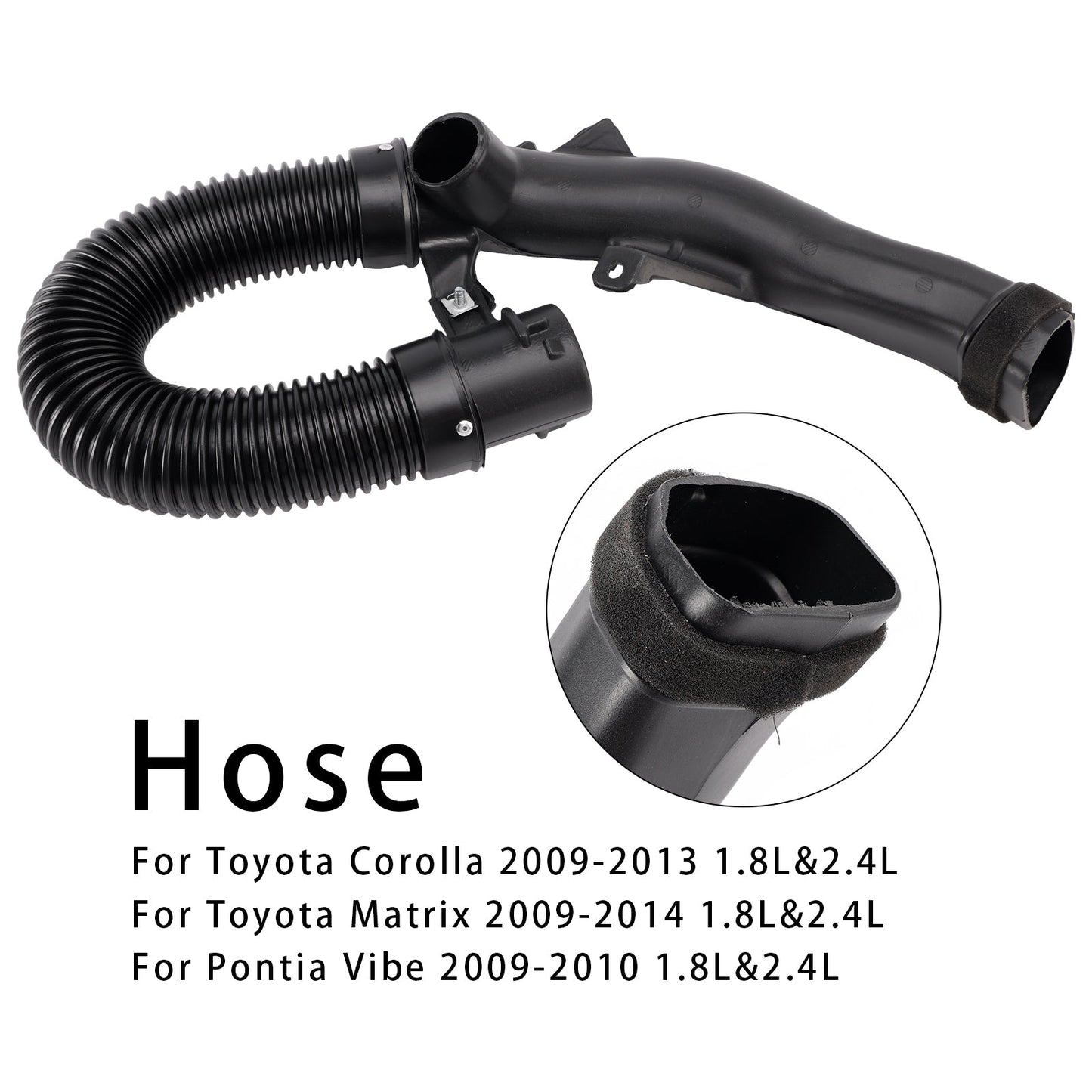 Tubo flessibile di aspirazione del filtro dell'aria per Toyota Corolla 2009-2013