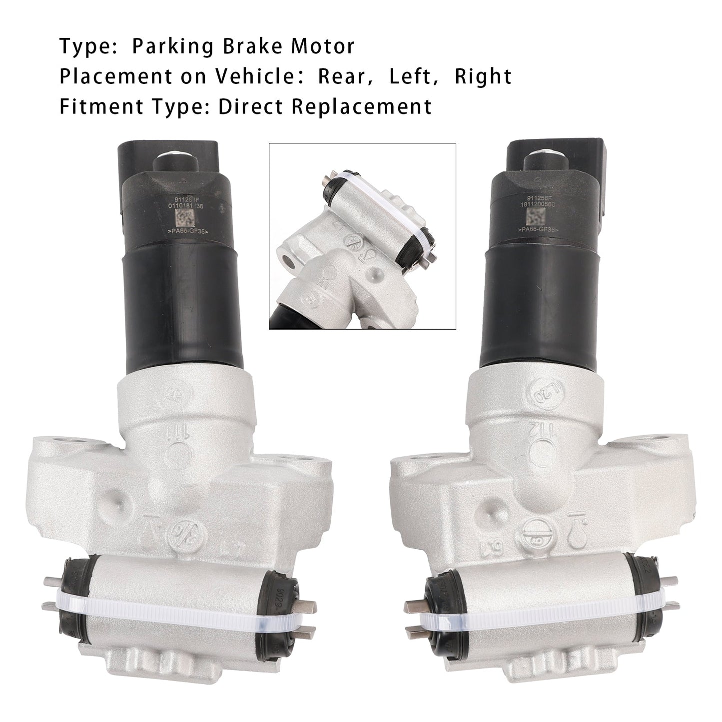 Motore freno di stazionamento posteriore sinistro+destro AUDI E-TRON GT 9Y0907615 616