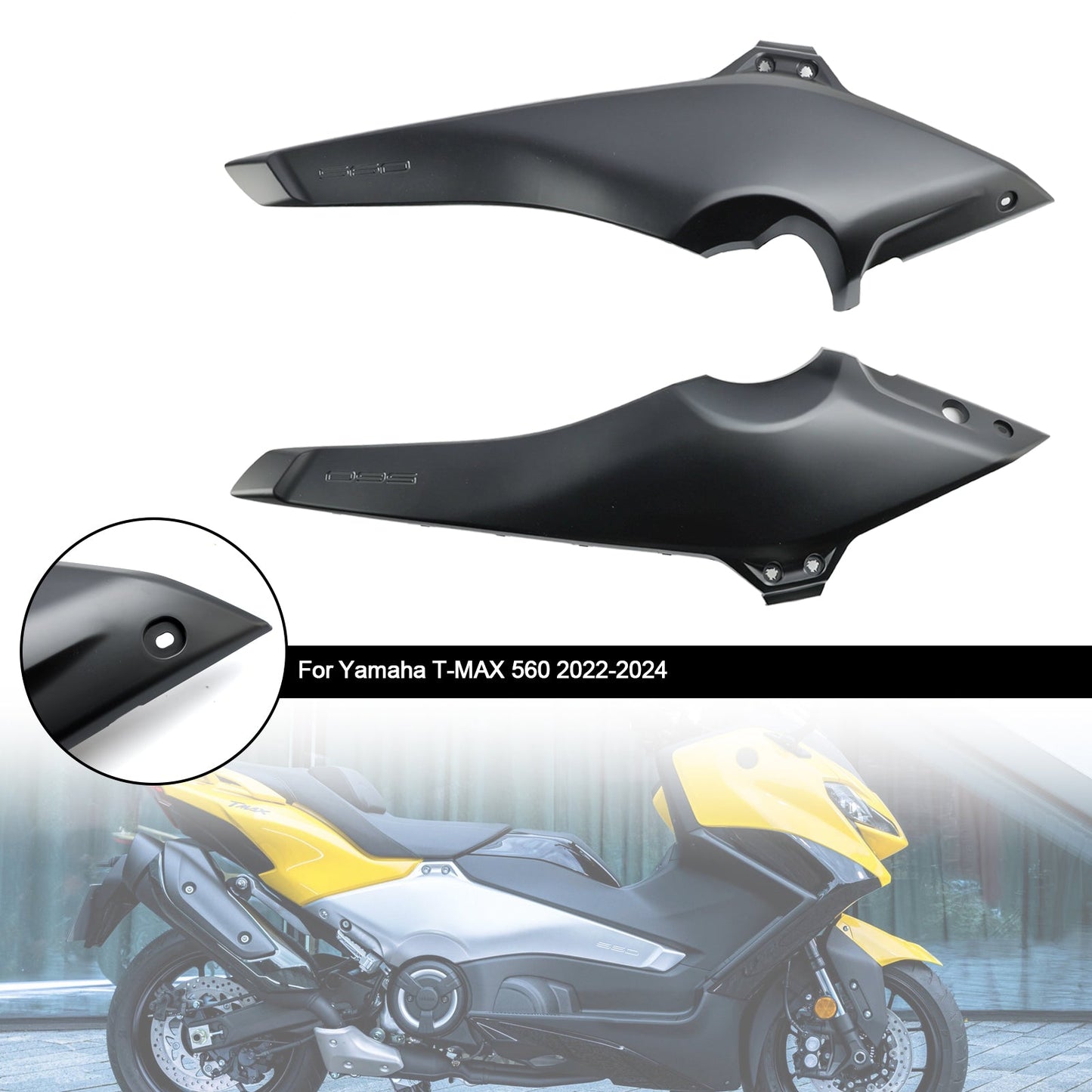 Pannelli di copertura del telaio laterale Carenature per Yamaha T-MAX 560 2022-2024