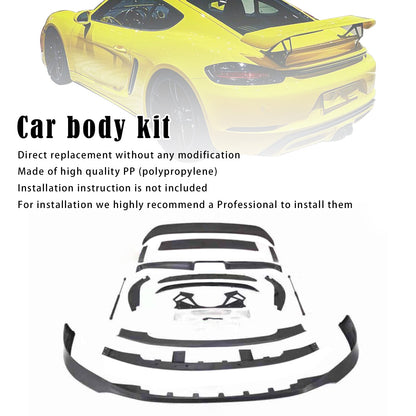 Kit carrozzeria e paraurti TechArt Style per Porsche 718 Boxster Cayman 2017-2025.