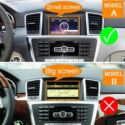Bocchetta dell'aria centrale del cruscotto, schermo piccolo per Mercedes GL ML X166 W166 2013-2015