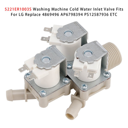 5221ER1003S Valvola di ingresso dell'acqua fredda per lavatrice per LG 4869496 AP6798394