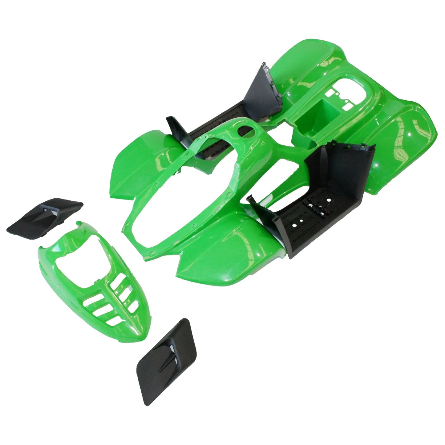 Kit parafanghi carenatura in plastica per 50cc 70cc 110cc dinosauro quad dirt bike ATV verde