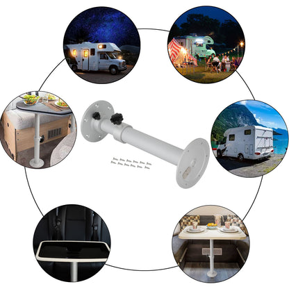 Alluminio RV Marine Barca Motorhome Tavolo piedistallo telescopico Mobili gamba