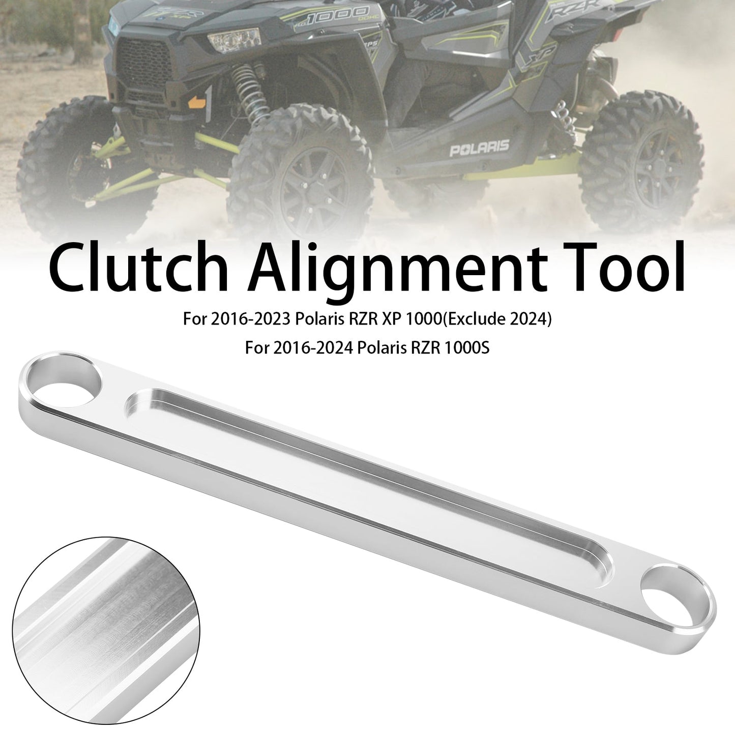 Strumento di allineamento della frizione dell'albero di trasmissione per Polaris RZR General Ranger 2016+