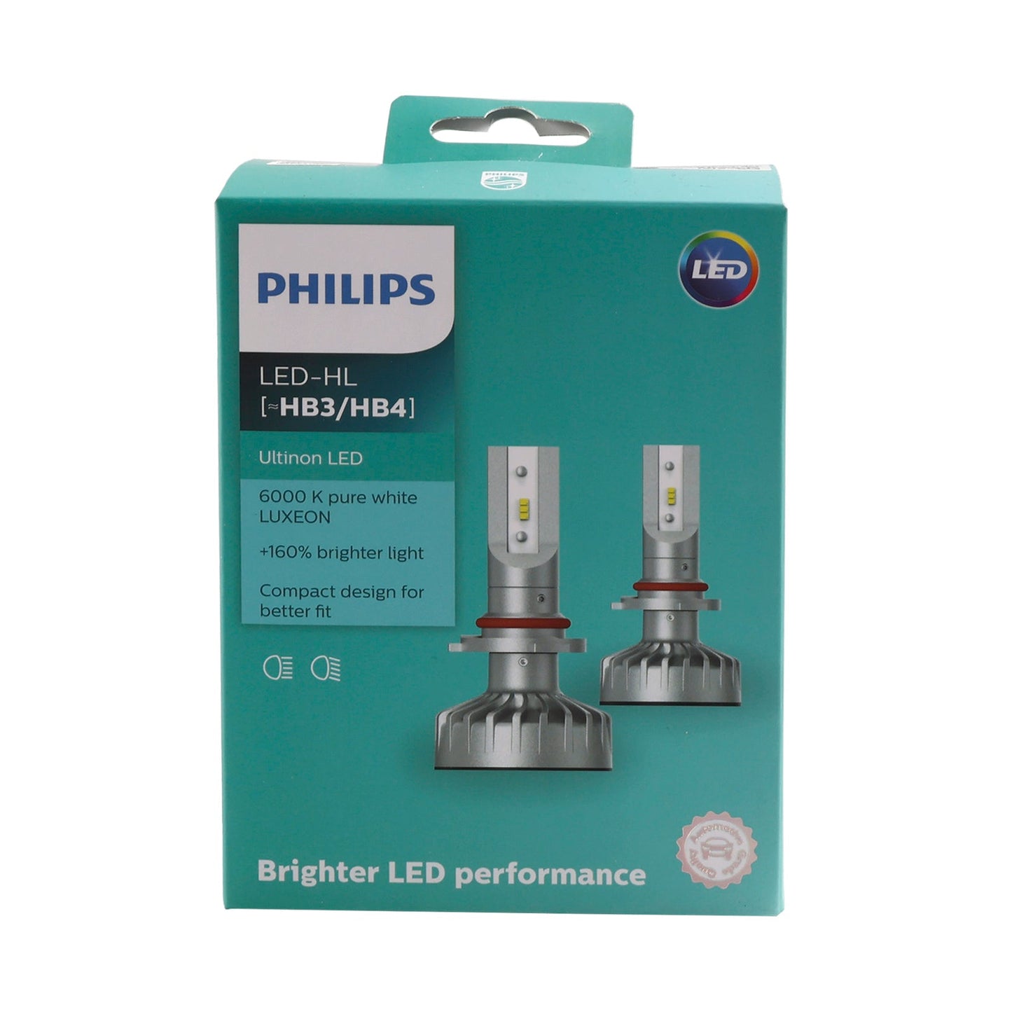 Luce auto LED-HL Ultinon LED HB3/4 9005/6 11005UL 12V 15W +160% per PHILIPS