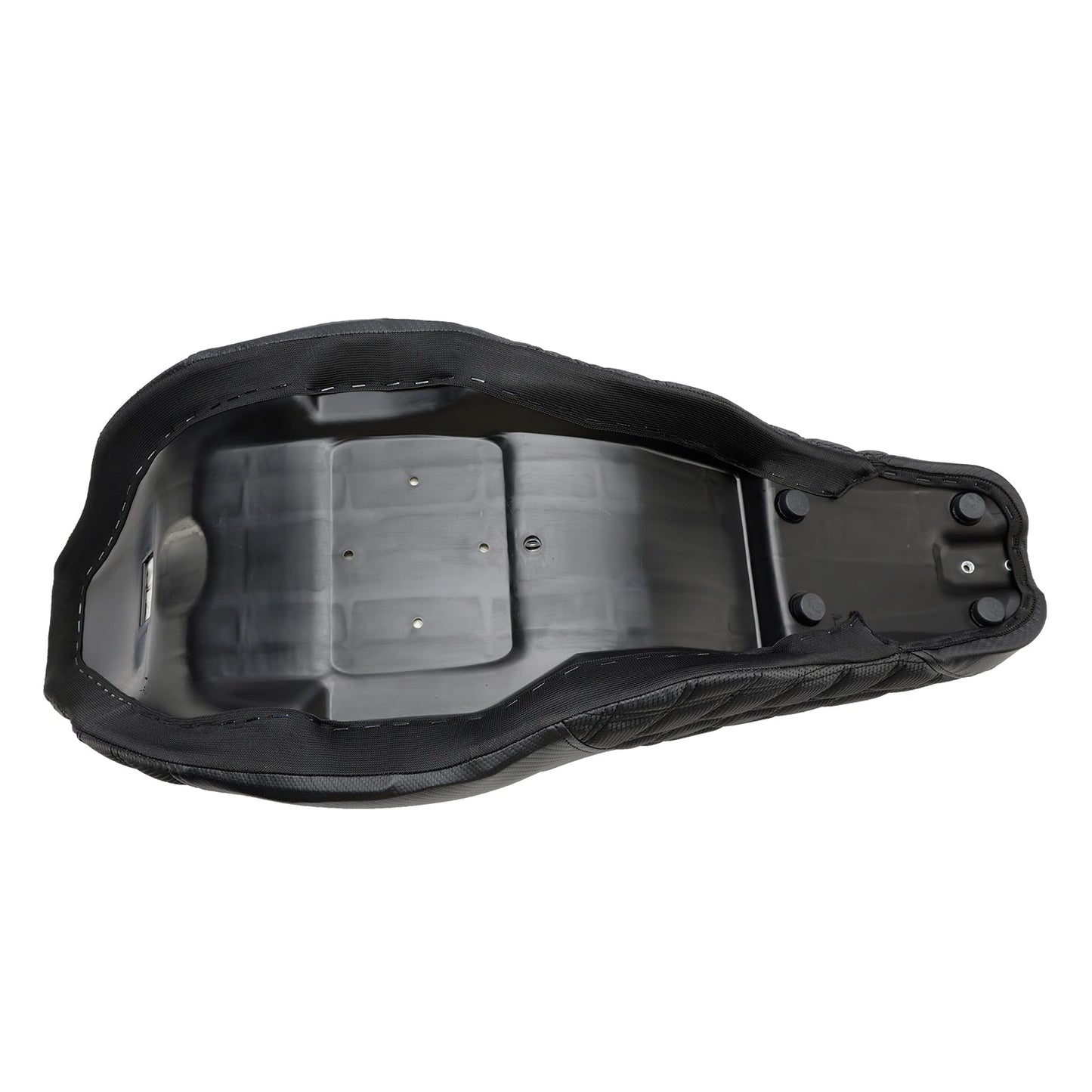 Sedile passeggero anteriore posteriore per CVO Electra Glide Ultra Classic FLHTCUSE5 del 2010, nero