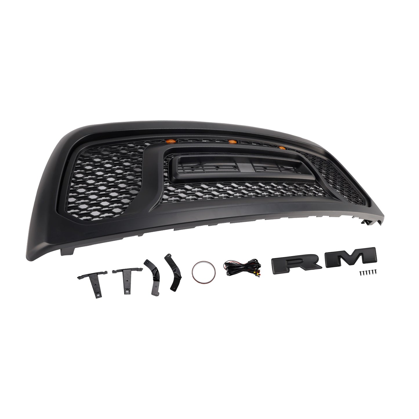 Dodge Ram 2500/3500 Laramie Limited 2010-2018 con griglia paraurti anteriore con luci a LED