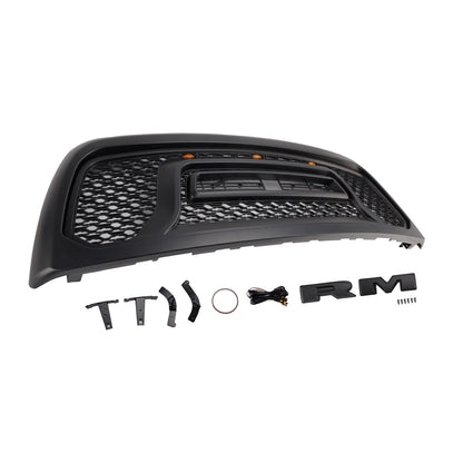 Dodge Ram 2500/3500 Laramie Limited 2010-2018 con griglia paraurti anteriore con luci a LED