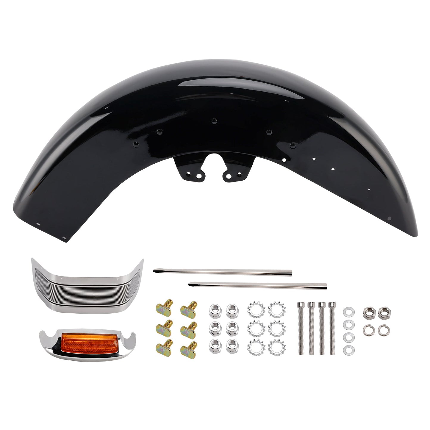 Parafango anteriore in acciaio per Touring Electra Glide Ultra Limited 2014-2024