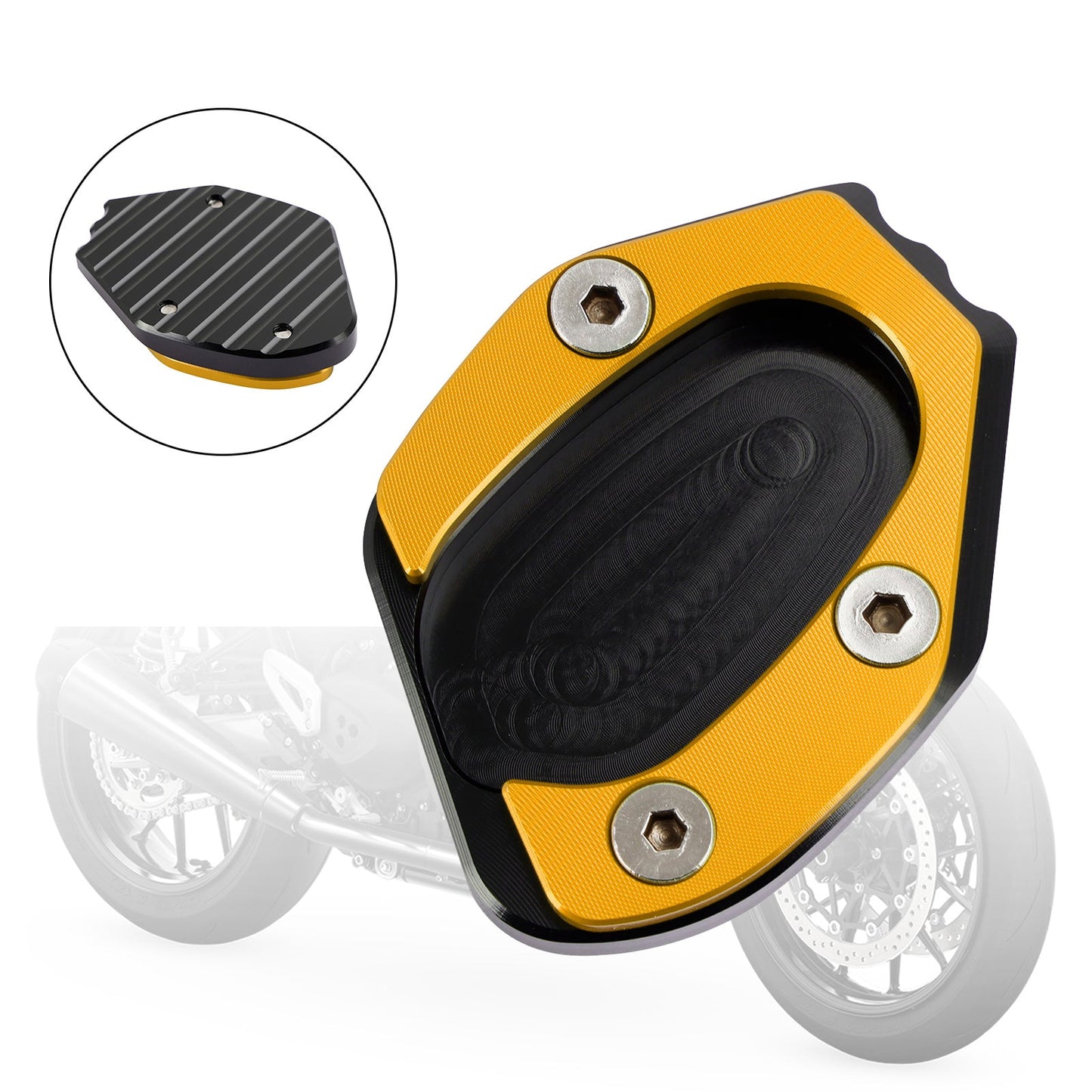 Imbottitura piastra allargata per cavalletto adatta per speed twin 1200 19-21 thruxton 1200/R 16-19